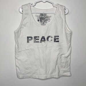 Wes and Willy peace tank top size 4